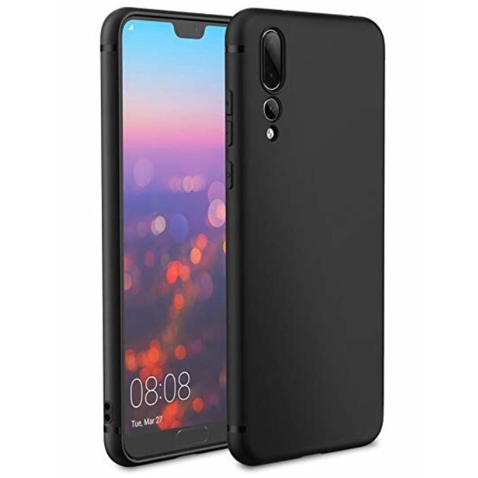 Husa Compatibila cu Huawei P20 PRO, Matte TPU, Negru