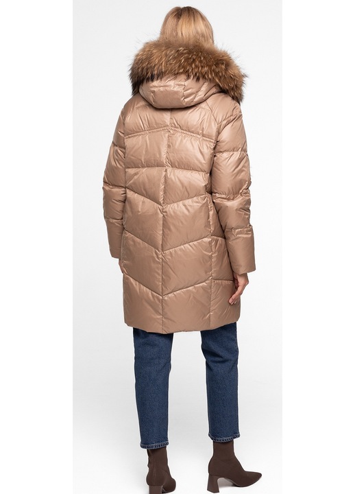 Geaca dama, Perso, Poliester, Bej