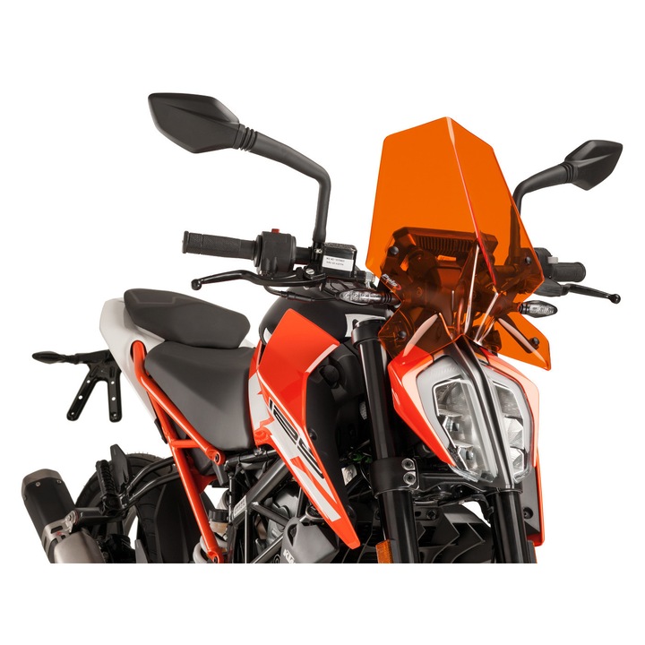 Puig New Generation Sport Ветроотражател оранжев KTM Duke 125, 200, 390 17 PUI9514T