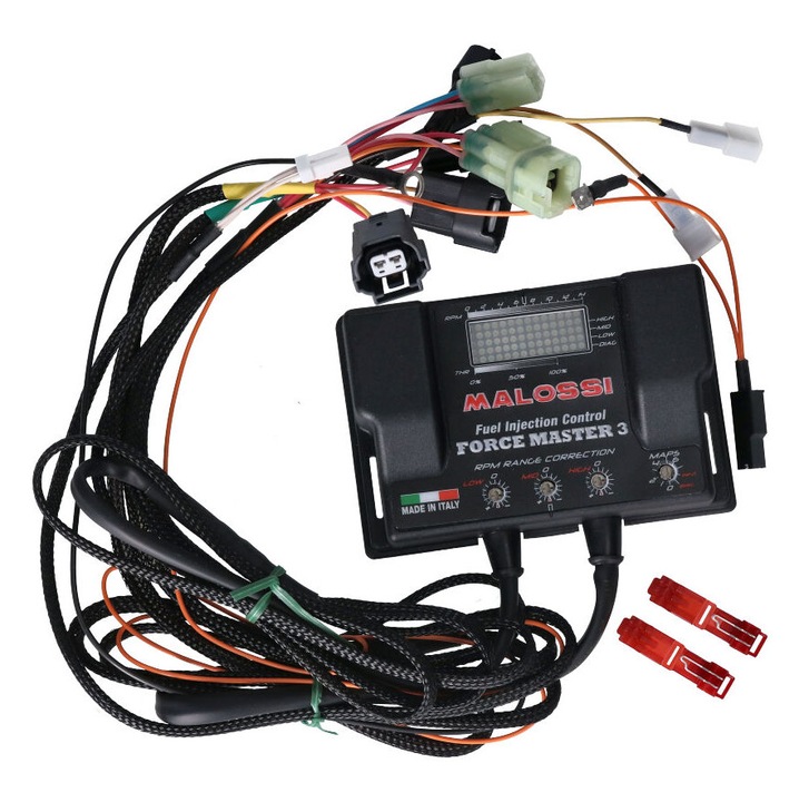Befecskendező modul Malossi Force Master 3 mátrix kijelző Yamaha T-Max 530ie 4T LC 2012-2016 J409E Yamaha T-Max 530ie 4T LC 2012-2016 J409E számára M.5515730