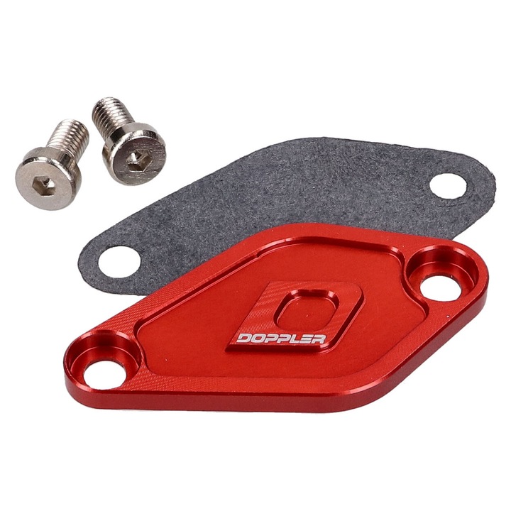 Olajszivattyú fedél Doppler piros Minarelli AM6, Derbi EBE, EBS, D50B, D50B modellekhez 42576-RE