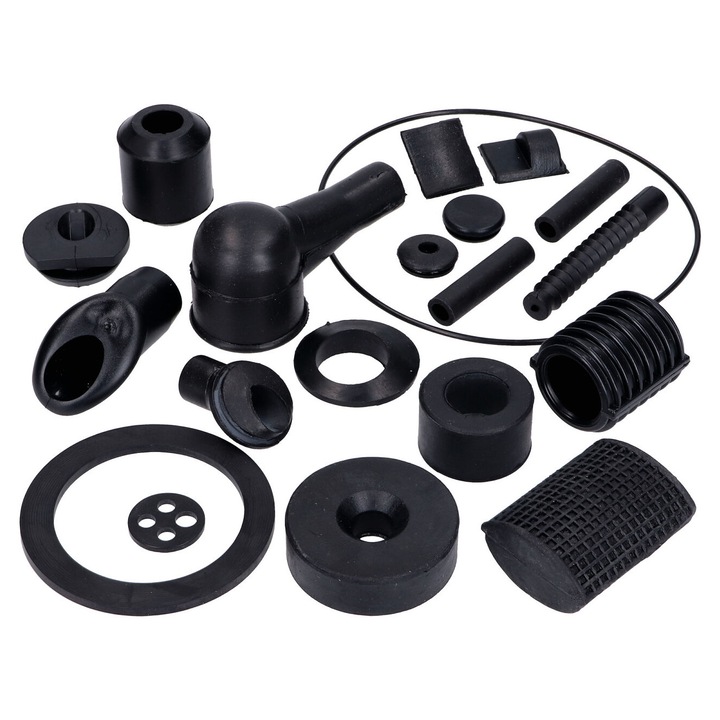 Комплект малки части, гума, черен, Vespa PX, PE, 125-200, 43376