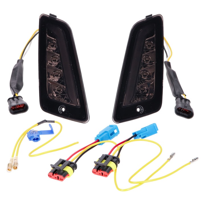 Primul set de indicatoare LED pentru Vespa GT, GTL, GTV, GTS 125-300 de culoare gri fumuriu 43909