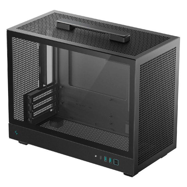 Компютърна кутия DeepCool кутия Case mATX - CH160 PLUS R-CH160-BKNGM0-G