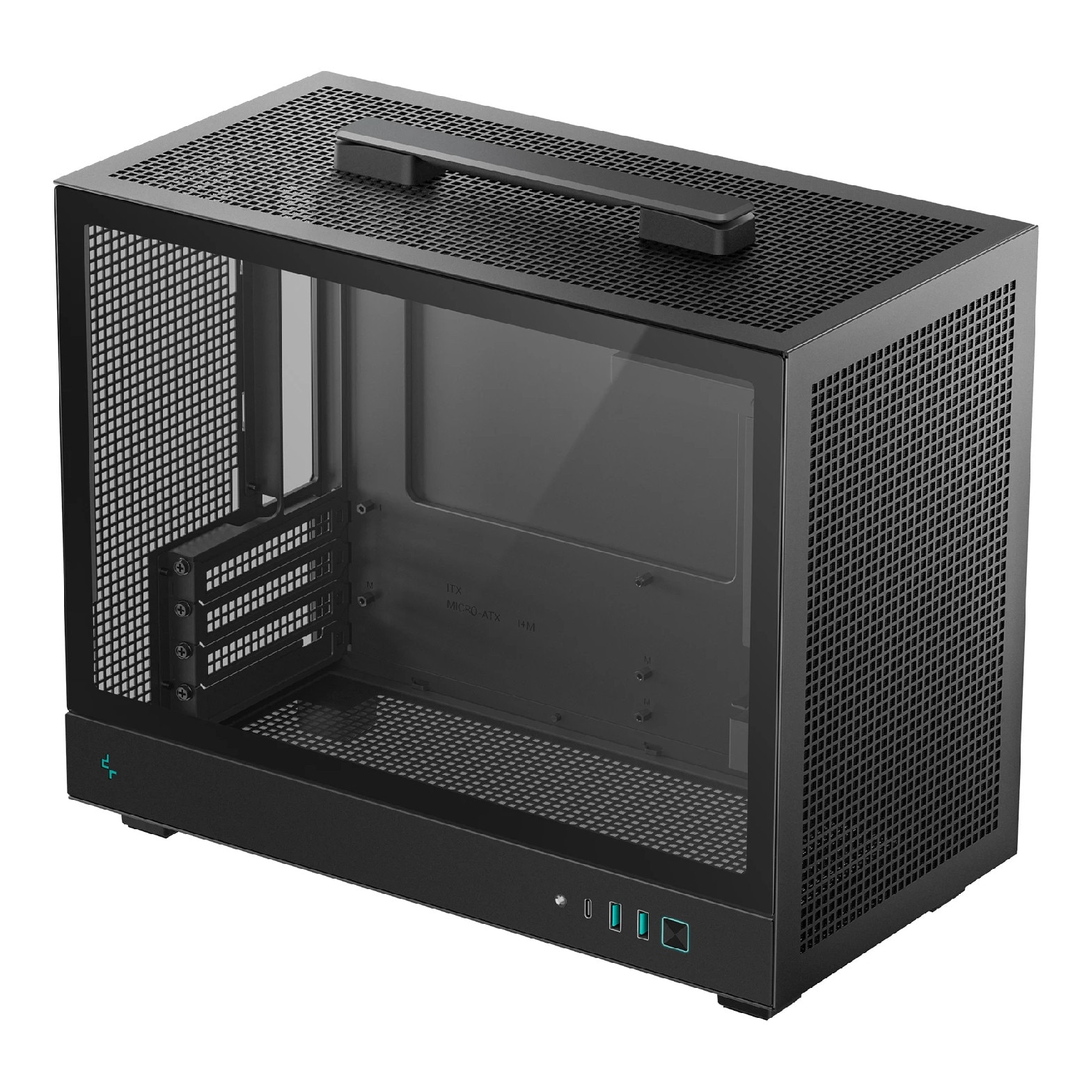 Carcasa Deepcool CH160 Plus, Negru - eMAG.ro