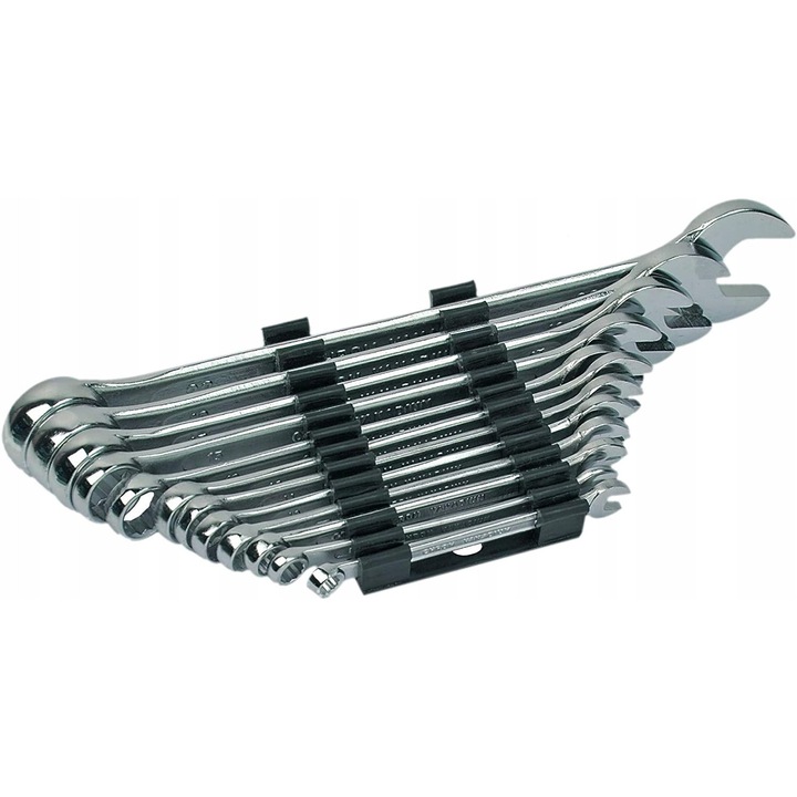 Set 12 Chei, Bruder Mannesmann, Crom-Vanadiu, 6-22 mm, 9.5x26.5x3.5 cm