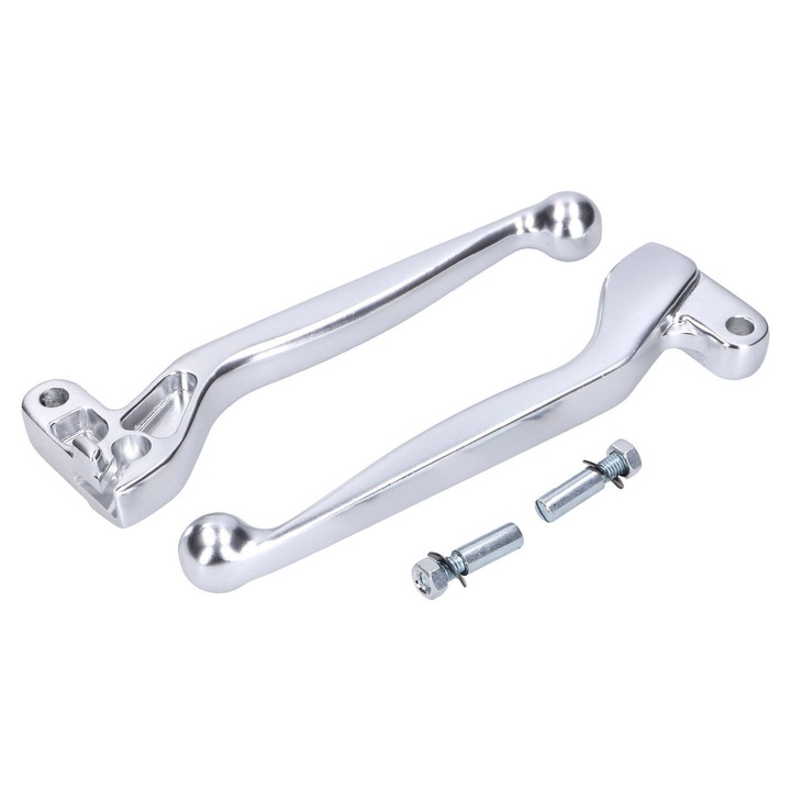 ALU eloxált ezüst színű kuplung- és fékkar Simson S50, S51, S53, S70, S83, SR50, SR80 43606