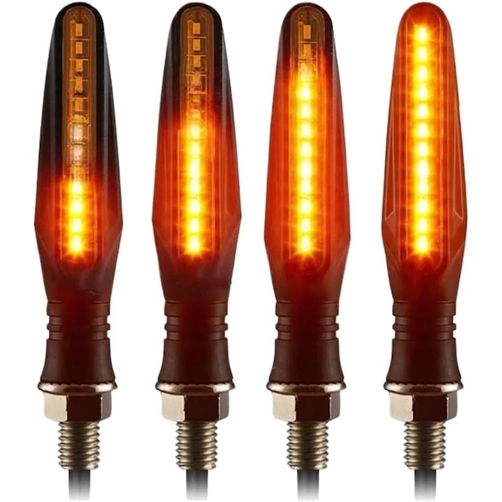 Lampi semnalizatoare moto Pili-Paradise, set, compact, 12V