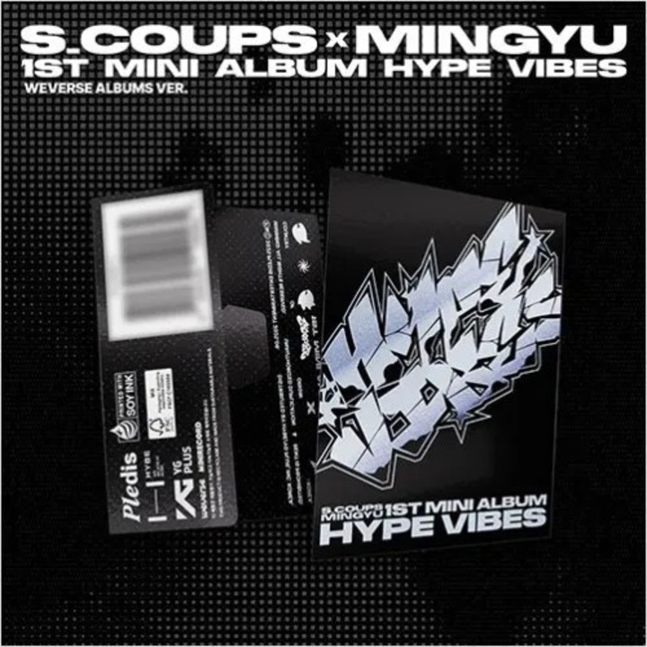 Album Weverse S. Scoups x Mingyu, Hype Vibes, K-pop, Vinyl