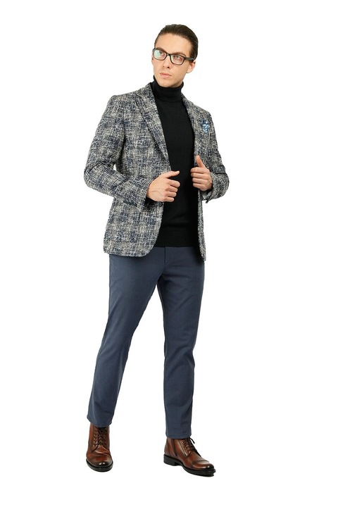 Férfi zakók, Poliészter, Centone, 271838, Sötétkék, 56