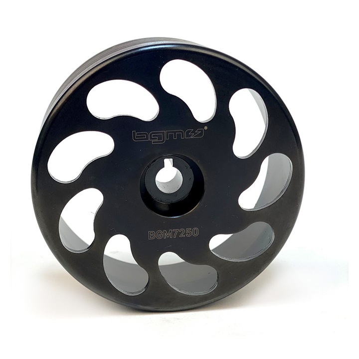 Ambreiaj BGM PRO Piaggio Ciao, Bravo, Boxer, Si dintr-o singură bucată, cu aripioare de răcire, CNC Made in Germany, pentru modele cu variator 50744