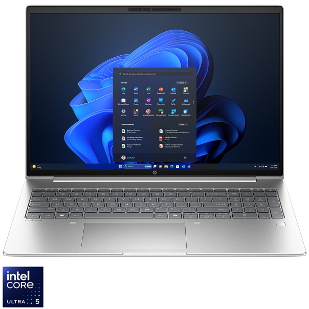 Laptop HP ProBook 4 G1i cu procesor Intel Core Ultra 5 225U pana la 5.2 Ghz, 14", WUXGA, 24GB DDR5, 1TB SSD, Intel™ Graphics, Windows 11 PRO, Silver