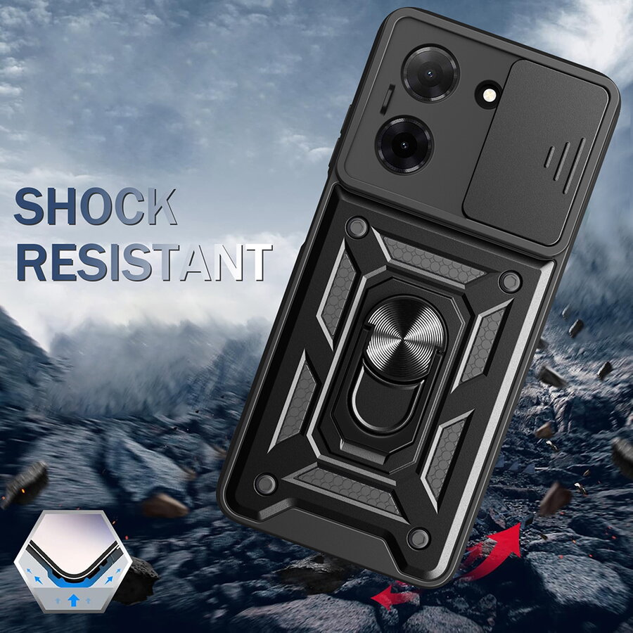 Husa pentru Honor 400 Smart / X7d 4G - Techsuit CamShield Series - Black