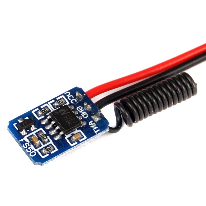 Transmitator radio Elektroweb, 433MHz, 3V-12V, 16x10x4mm