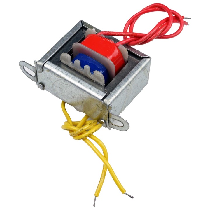 Transformator 230V la 9V c.a. Elektroweb, 500mA, 39x32x29mm