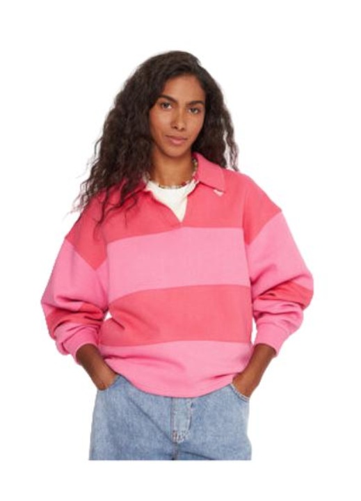 Hanorac dama, ROXY, Roz, Bumbac/Poliester, Roz, L