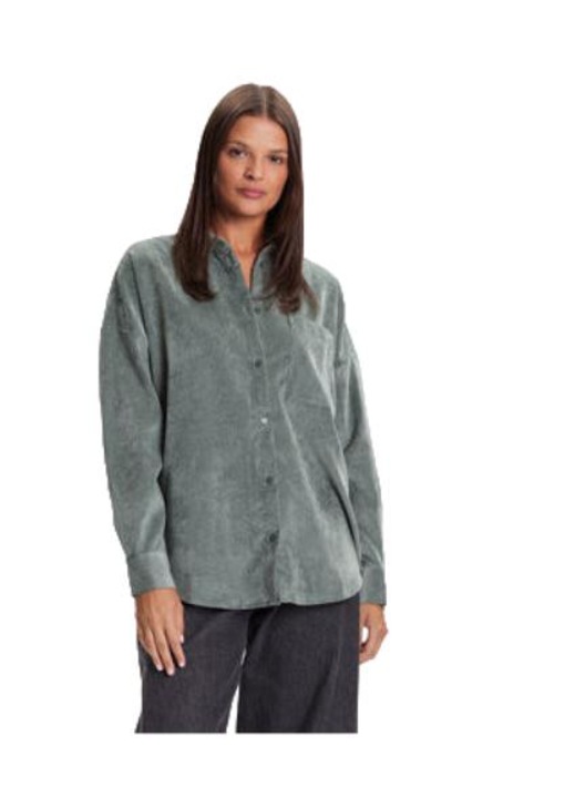 Camasa dama, Vero Moda, poliester/nylon/elastan, verde