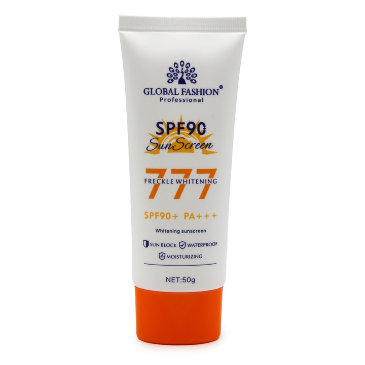 Crema de protectie solara, Global Fashion, SPF 90+ PA+++, 50 g