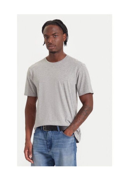 Set de 3 tricouri barbati, Wrangler, gri negru, 100% bumbac