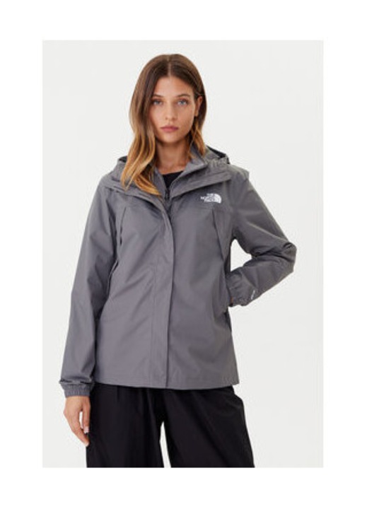 Geaca de ploaie dama, The North Face, gri, poliester reciclat, XS INTL