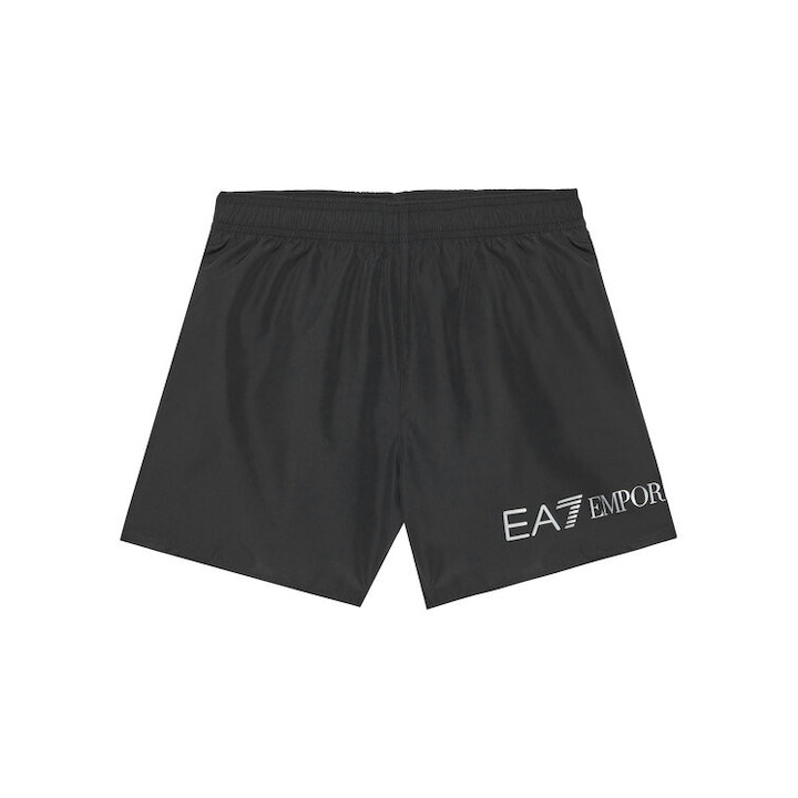 Costum de baie copii, EA7, slip de baie, negru