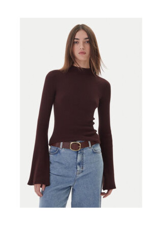 Bluza dama, Kontatto, viscoza/poliamida, Maro, One Size