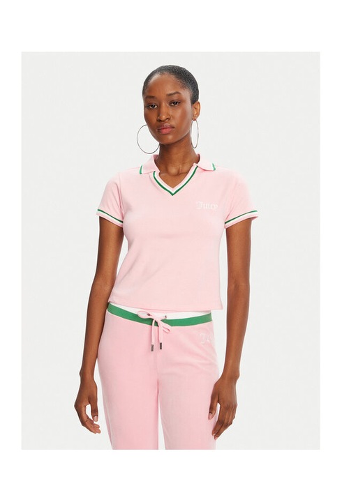 Tricou dama, Juicy Couture, Sintetic, Roz