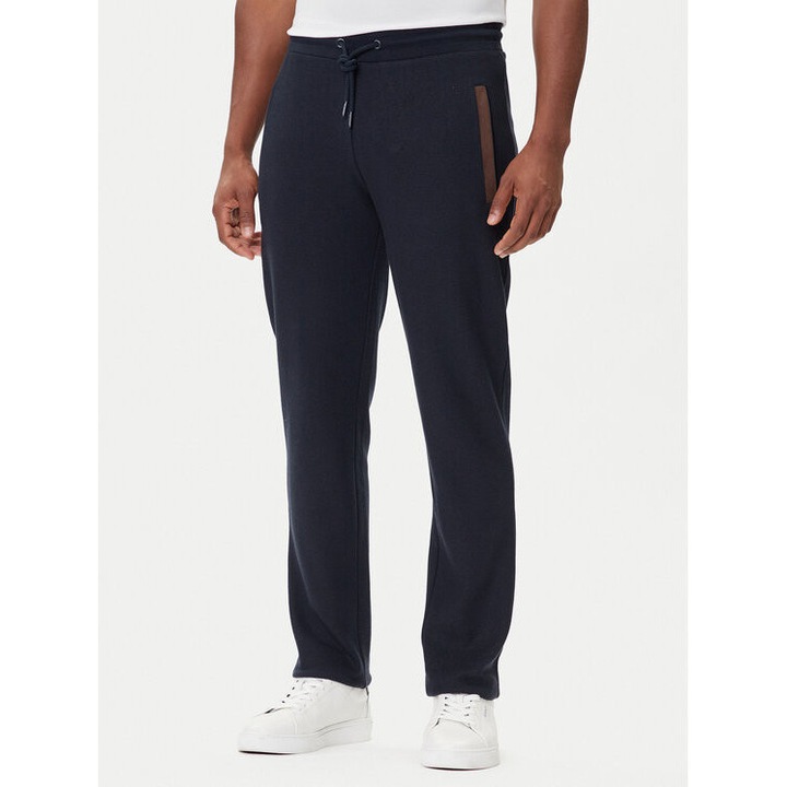 Pantaloni de trening, Bugatti, bumbac/poliester, bleumarinvdsa, Bleumarin, 3XL