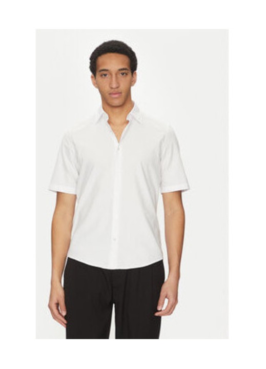 Camasa pentru barbati, BOSS, bumbac, alb, L INTL