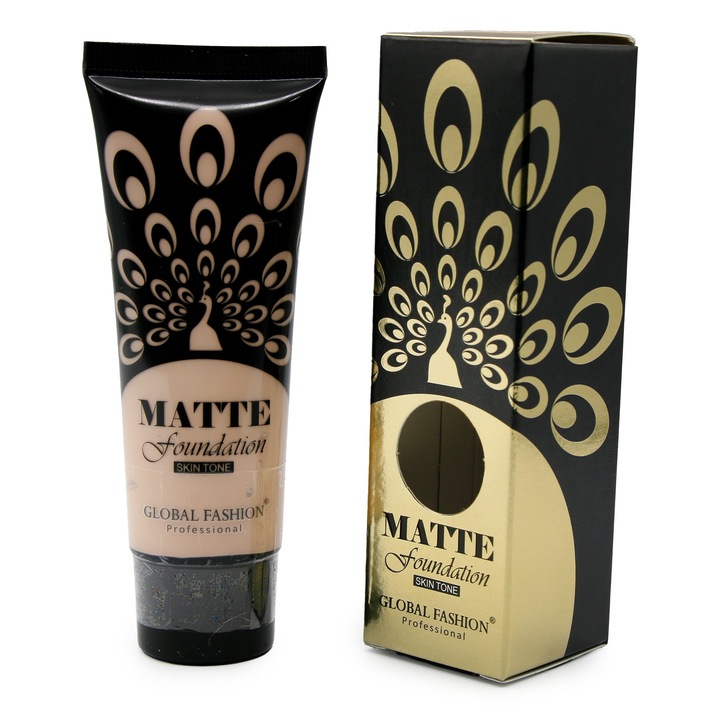 Матиращ фон дьо тен, Global Fashion, GP02, Natural Tan, 35 мл