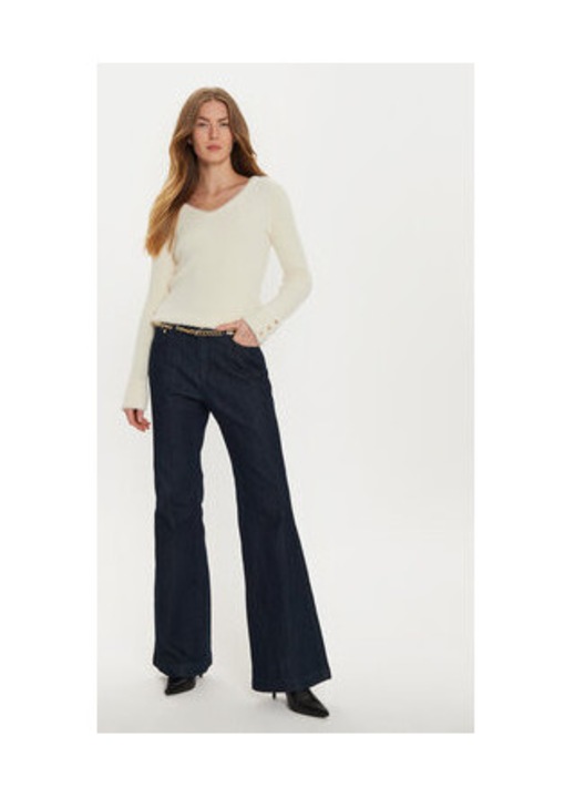 Pulover Dama, Morgan, Ecru, 100% poliamida, S