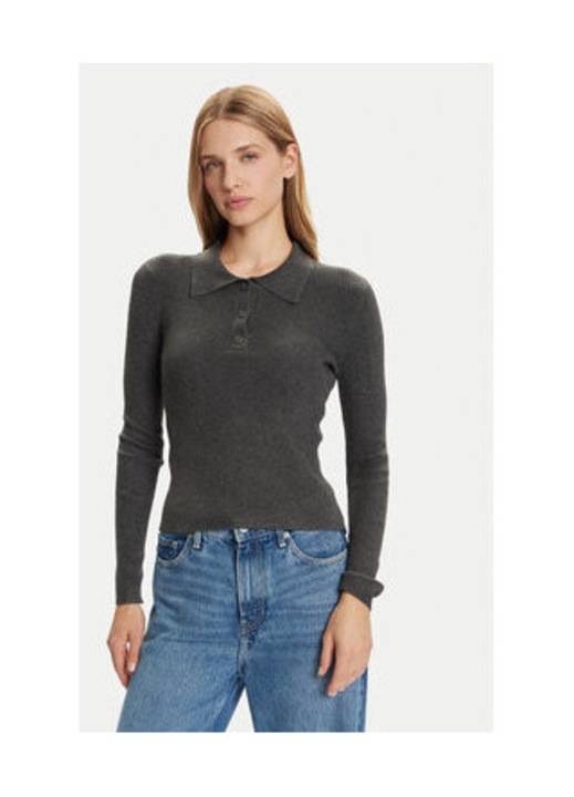 Pulover dama, Vero Moda, Gri, 77% viscoza, 23% poliester reciclat, M