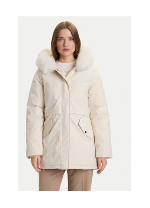 Geaca de iarna dama, Rinascimento, ecru, poliester