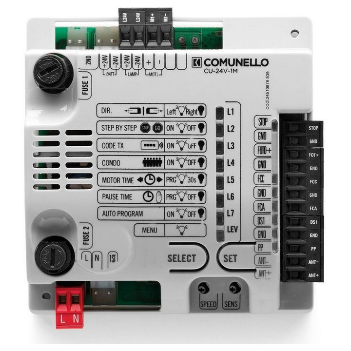 Placa de comanda pentru automatizari Comunello Fort, 24V, GCU00BS1L0G00