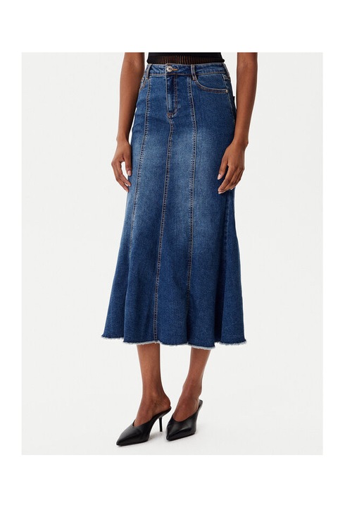 Fusta denim Morgan, albastru