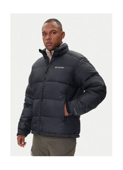 Geaca de iarna barbati, Columbia, neagra, 100% poliester reciclat