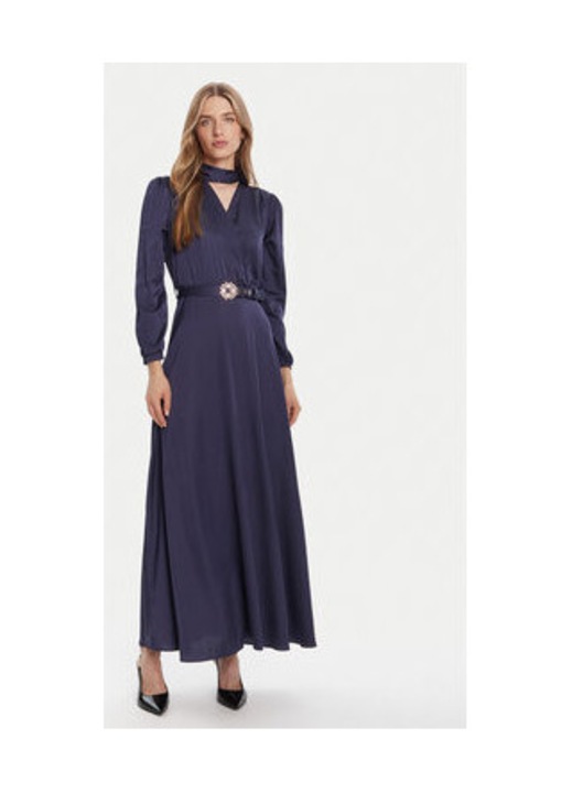 Rochie de seara, Rinascimento, bleumarin, 97% poliester, 3% elastan, S INTL