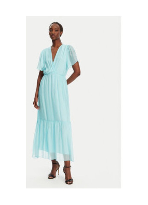 Rochie de vara Dama, Haveone, Albastru, 70% viscoza, 30% matase, S INTL