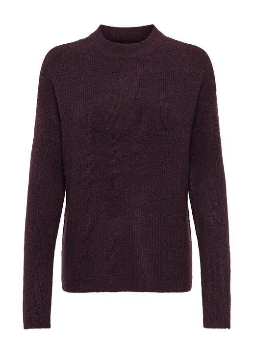 Pulover Dama, Only, Mov, 74% acril, 24% poliester, 2% elastan, M