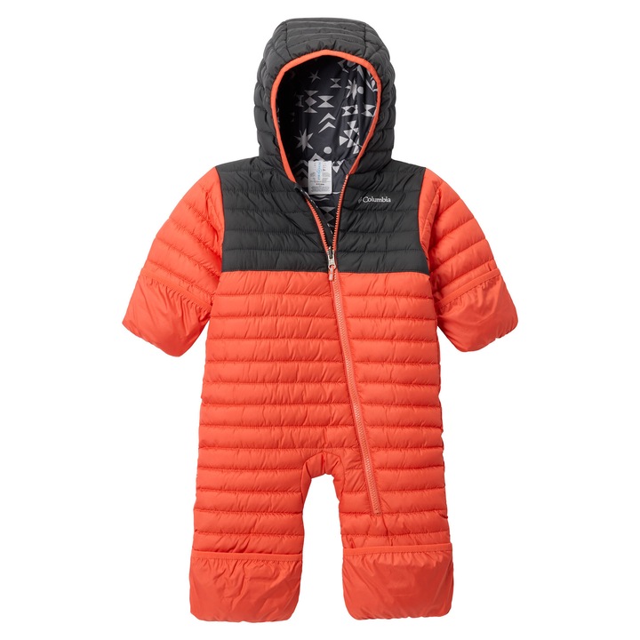 Salopeta pentru copii, Columbia, poliester, portocaliu/negru