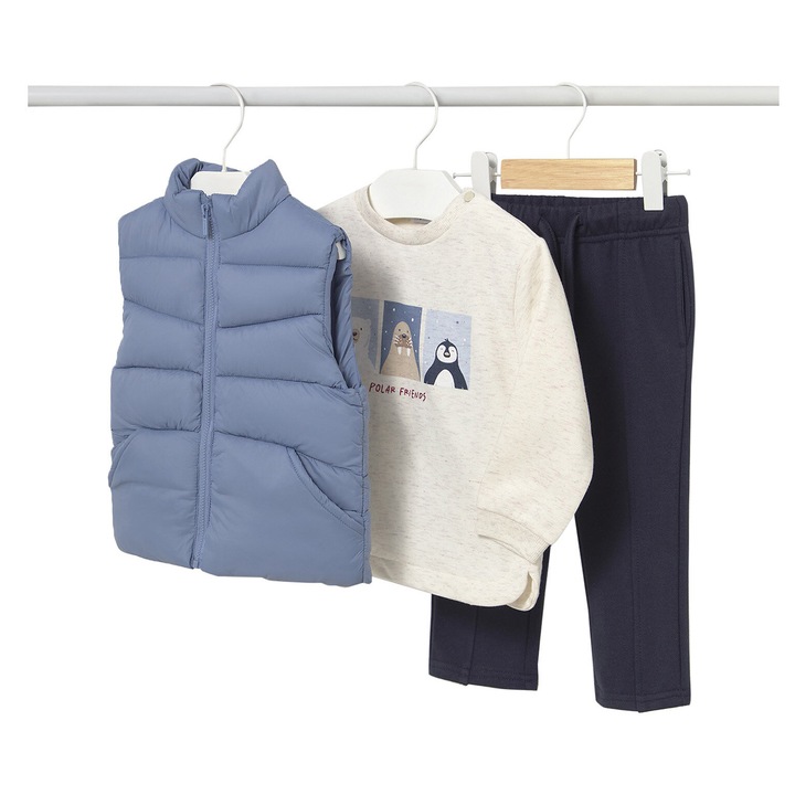 Compleu pentru copii, baieti, Mayoral, Multicolor, 100% poliamida / 60% bumbac, 39% poliester, 1% elastan, 2 ani