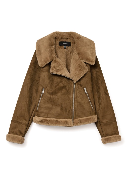 Palton dama, Vero Moda, maro, 100% poliester