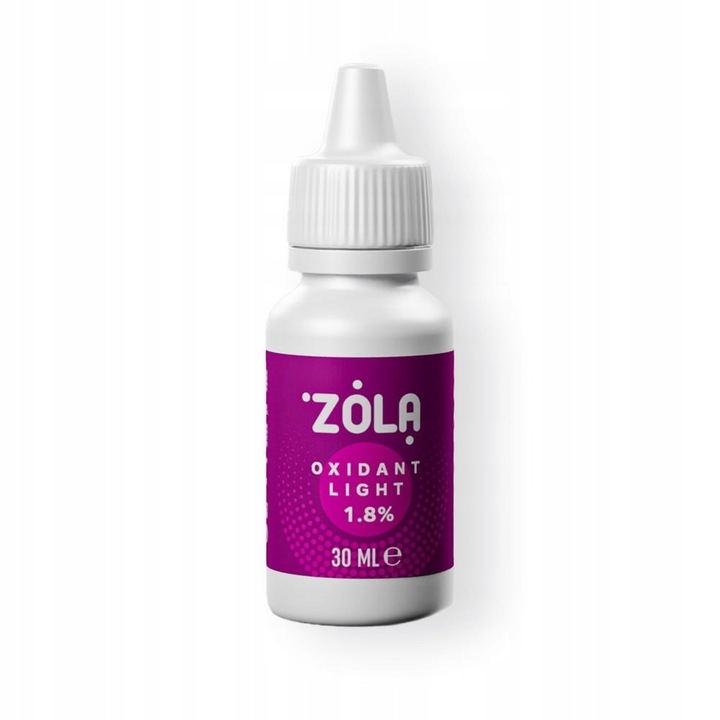 Zola Oxidizer 1,8% - Activator cremos pentru colorarea sprancenelor si genelor, 30 ml, formula blanda, consistenta cremoasa