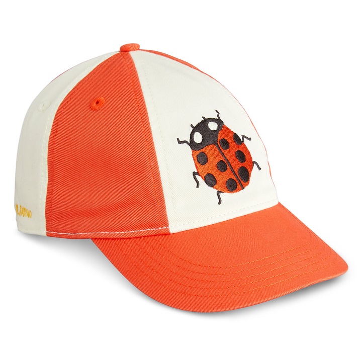 Caciula unisex copii, Mini Rodini, rosie, 100% bumbac organic, 56/58