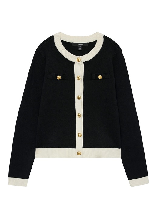 Cardigan dama, Vero Moda, Negru, viscoza, S