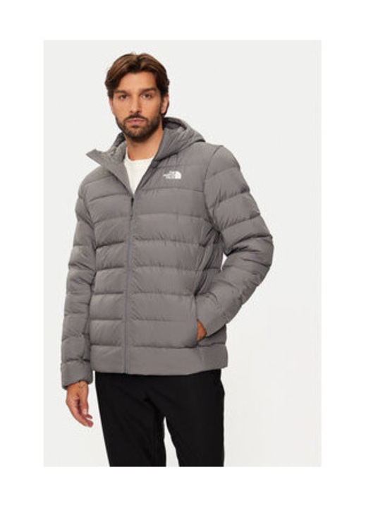 Geaca de puf barbati, The North Face, gri, 100% poliester reciclat, L INTL