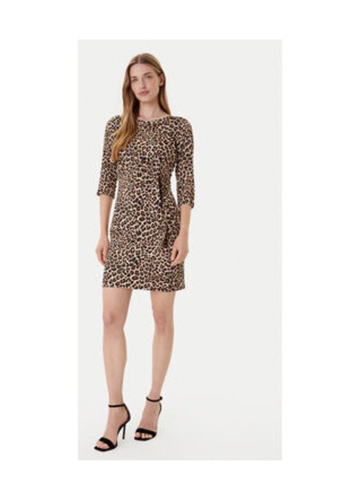 Rochie casual Dama, Morgan, maro, poliester, elastan, 38 EU