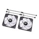 Thermaltake CT140 PC Cooling Fan 500-2000rpm - 2Pack (CL-F149-PL12SW-A)