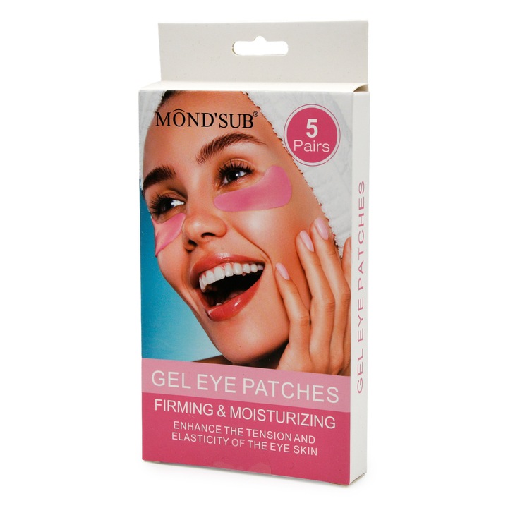 Patch-uri pentru ochi Mond'Sub, gel, pentru fermitate si hidratare, Firming and Moisturising, 5 perechi