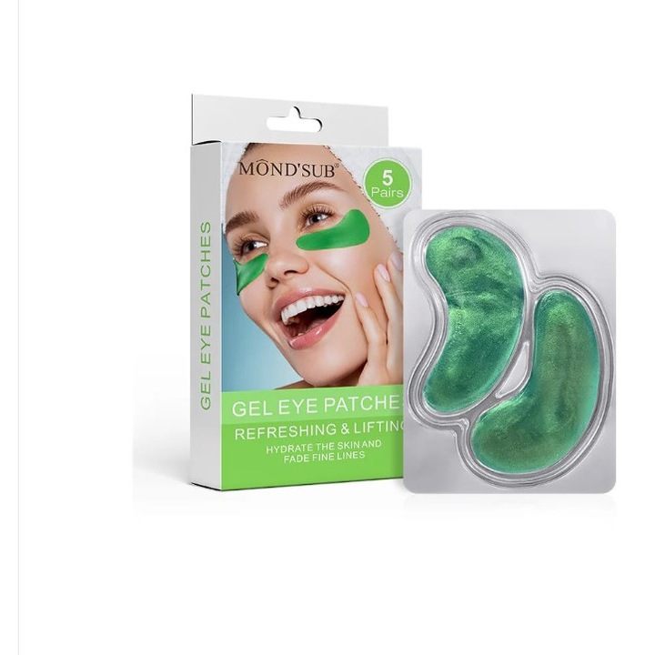 Patch-uri pentru ochi Mond'Sub, gel, revigorante si lifting, Refreshing and Lifting, 5 perechi